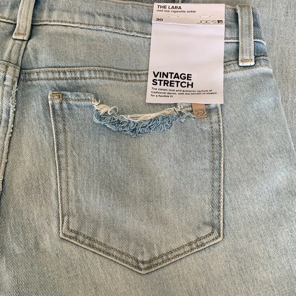 JOE’S JEANS The Lara Mid Rise Cigarette ankle jeans in stand tall size 30 - Picture 3 of 13